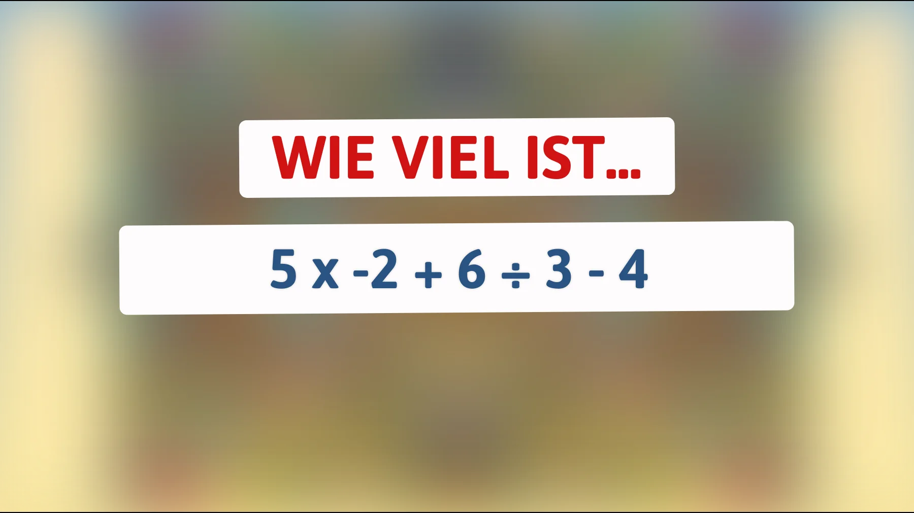 „Nur 1% der Menschen löst dieses Mathe-Rätsel richtig! Bist du schlau genug?“"