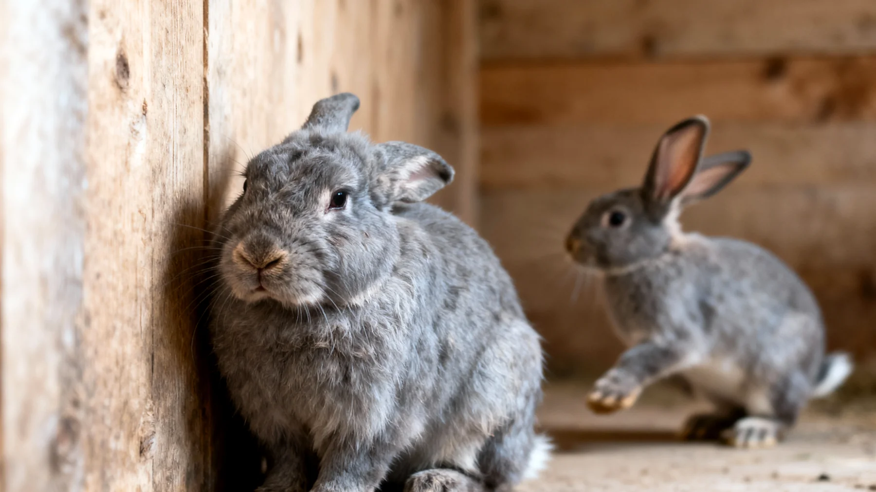 Ältere Kaninchen zeigen oft nachlassendes Interesse an Bewegung und Training, wodurch Muskelabbau und Gelenksteifigkeit entstehen können. Es fehlen altersgerechte Trainingsmethoden und sanfte Verhaltensübungen, die speziell auf die eingeschränkte Mobilität und veränderten kognitiven Fähigkeiten von Senior-Kaninchen abgestimmt sind."